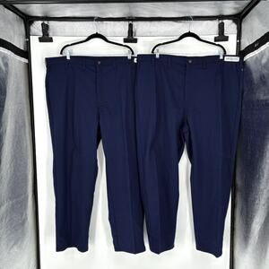 NWT 2-Pair Workrite 2112 Flame Resistant Men's Navy Blue Pants - 48W x 31L